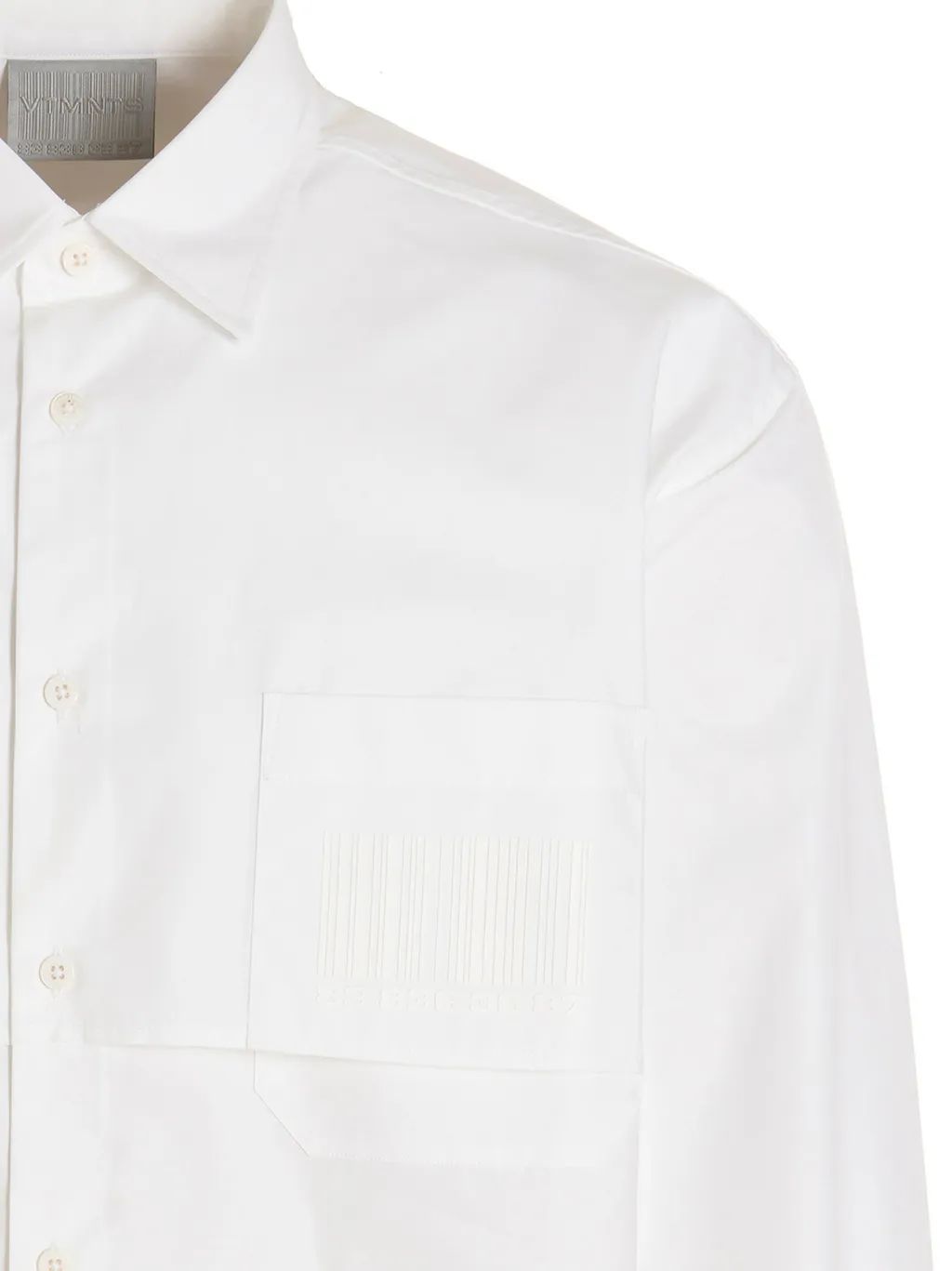 Vtmnts Flap-Detailed Buttoned Shirt