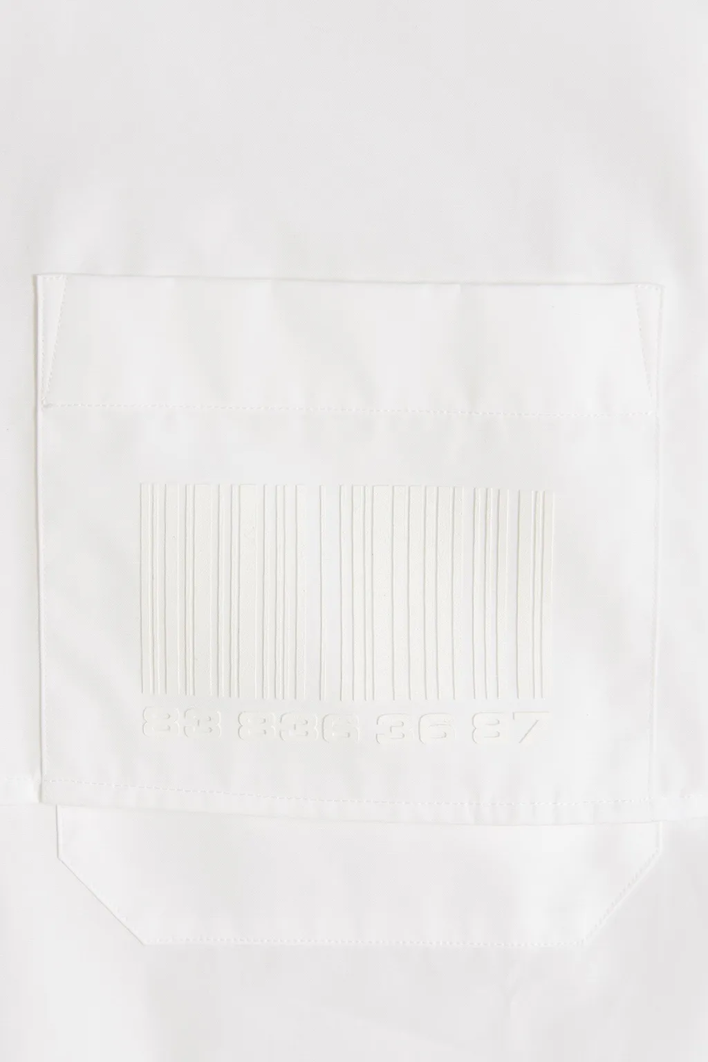 Vtmnts Flap-Detailed Buttoned Shirt