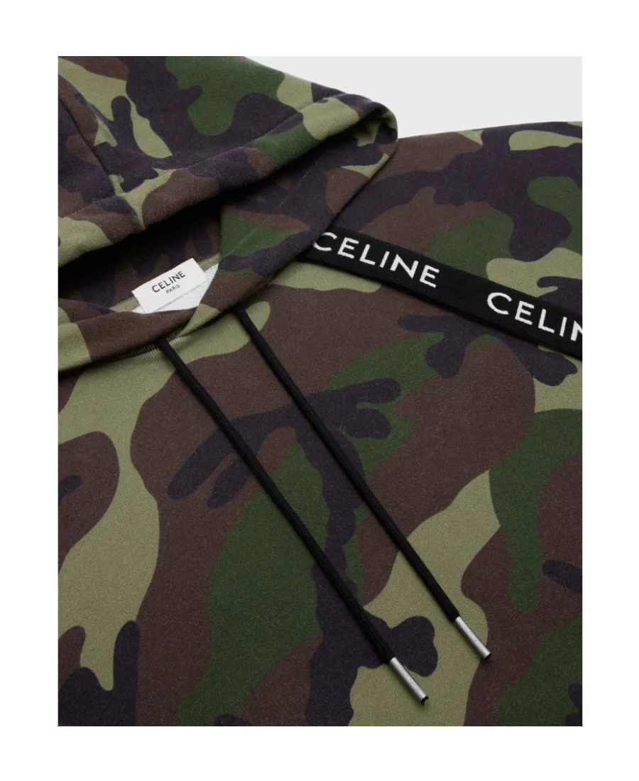 Celine Bands Hoodie In Fleece