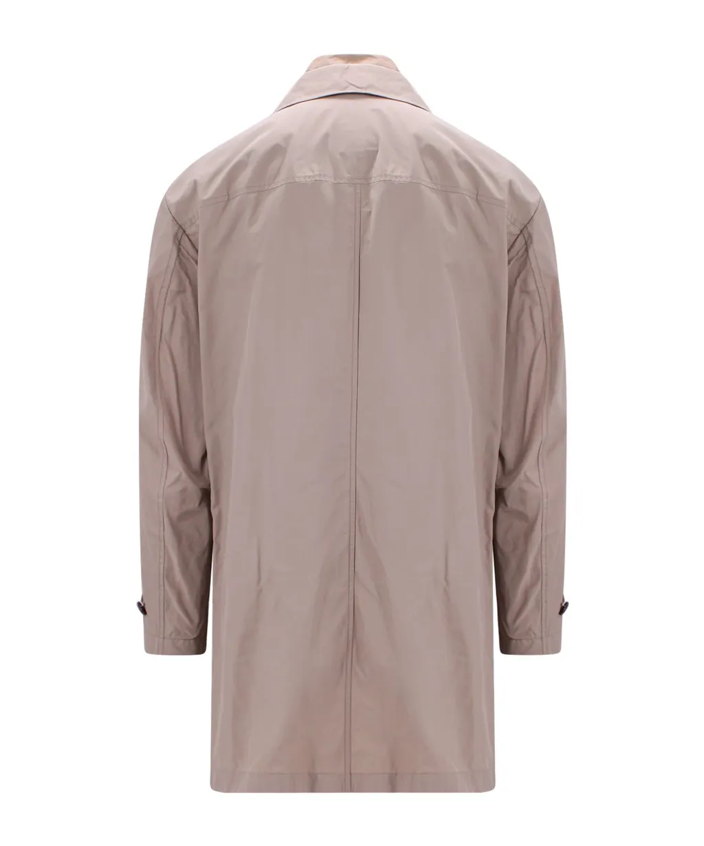 Fay Single-Breasted Utility Coat