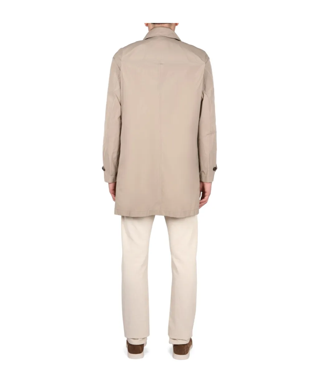 Fay Single-Breasted Utility Coat