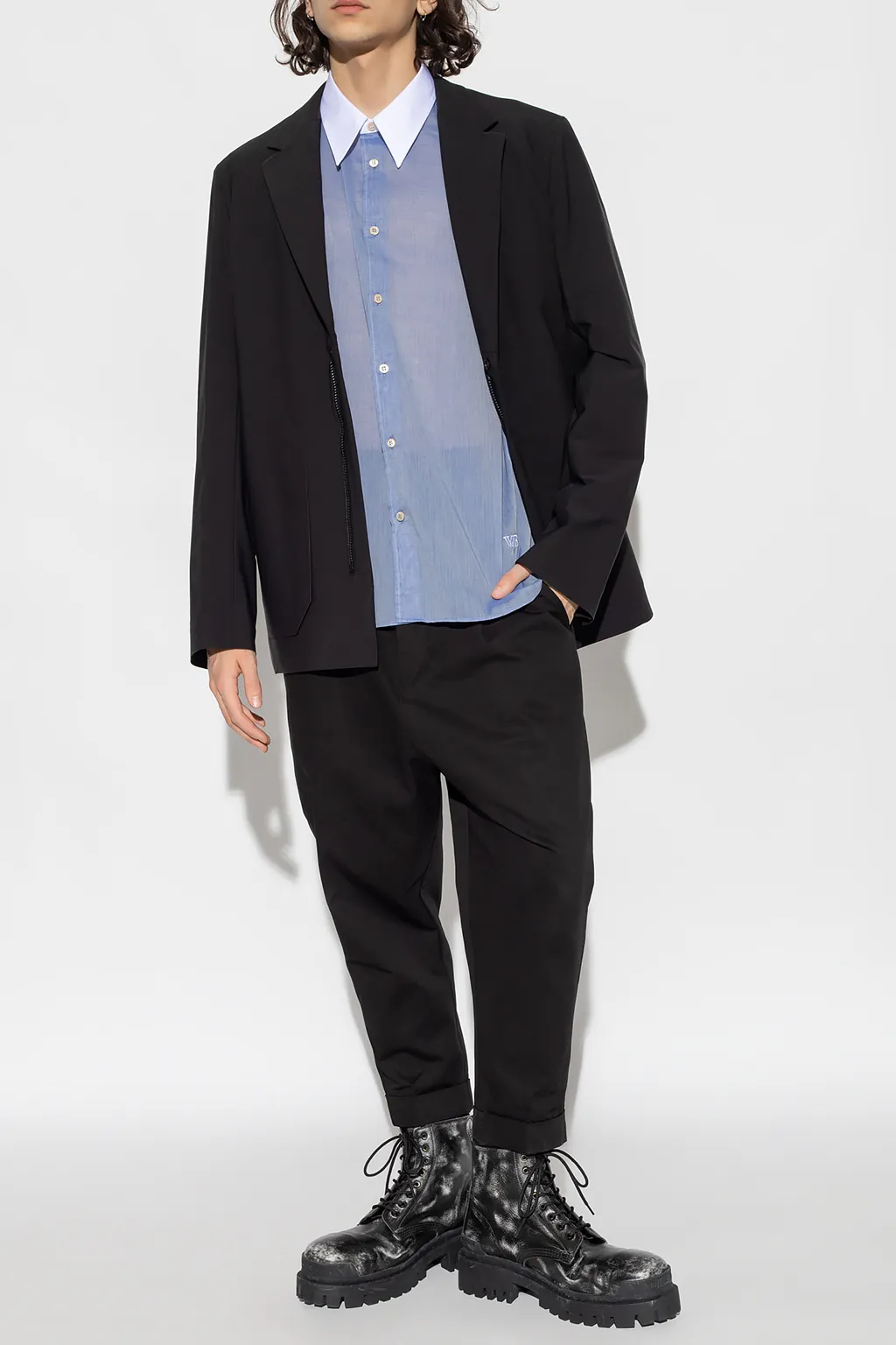 Monogram-Embroidered Shirt