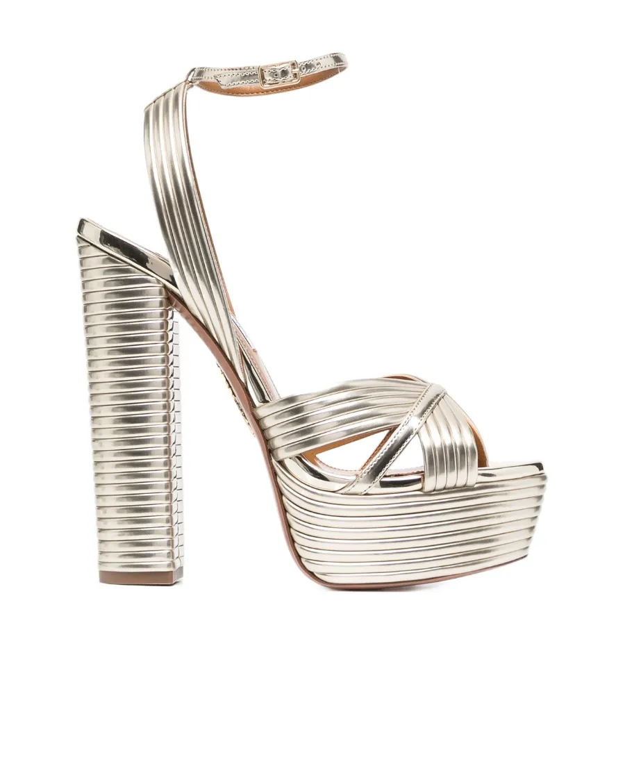 Aquazzura Sundance Platform Heeled Sandals