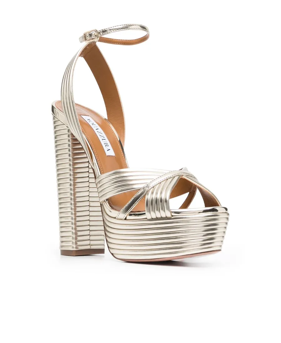 Aquazzura Sundance Platform Heeled Sandals