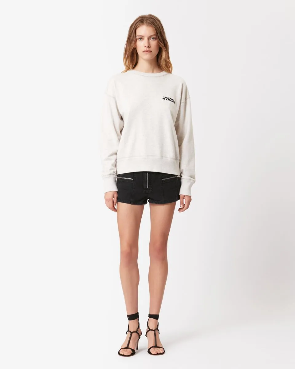 Isabel Marant Logo Embroidered Crewneck Sweatshirt