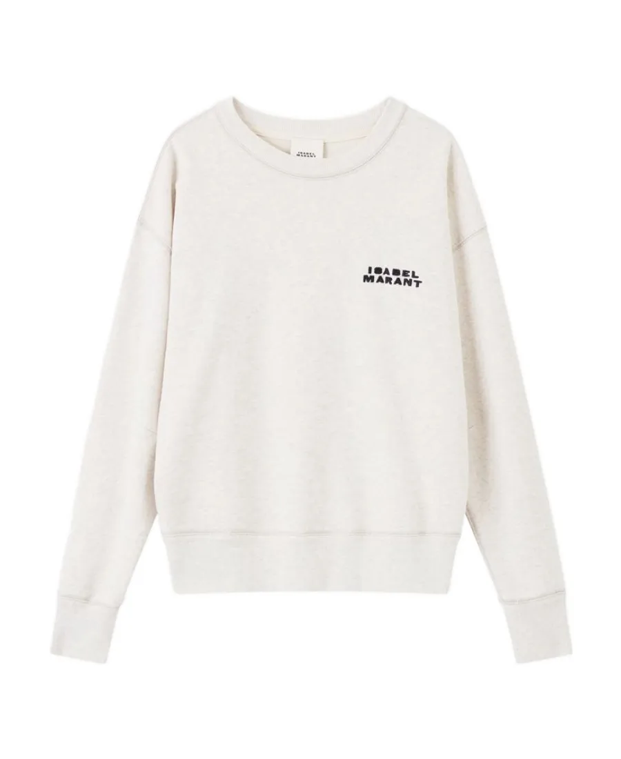 Isabel Marant Logo Embroidered Crewneck Sweatshirt
