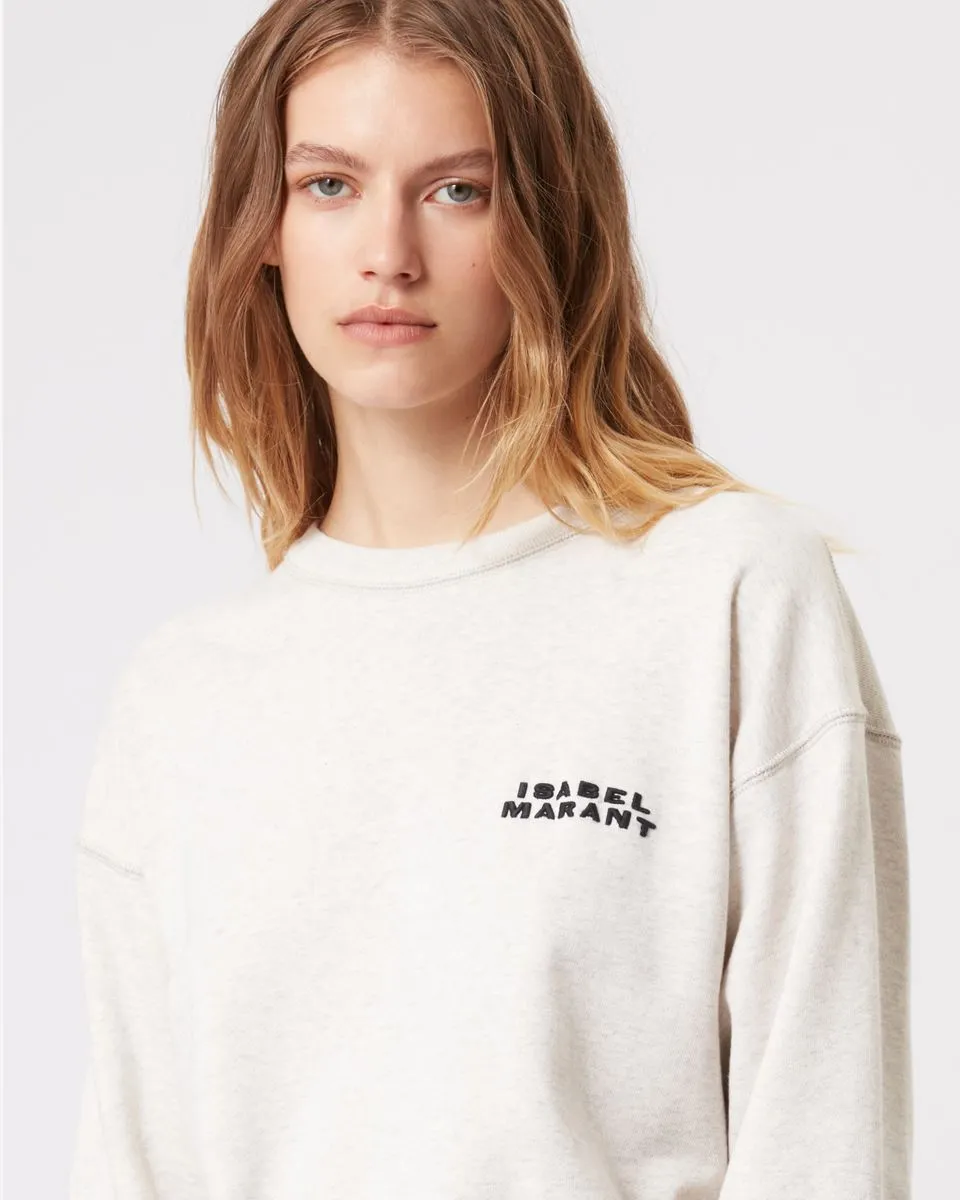 Isabel Marant Logo Embroidered Crewneck Sweatshirt