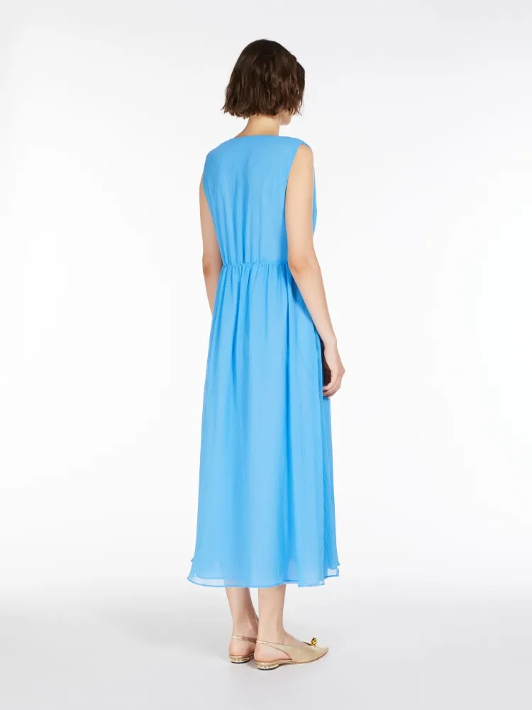 Sleeveless Crepe Dress