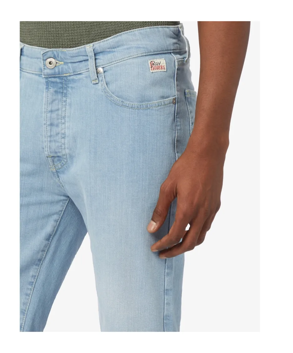 Belt-Loop Denim Shorts