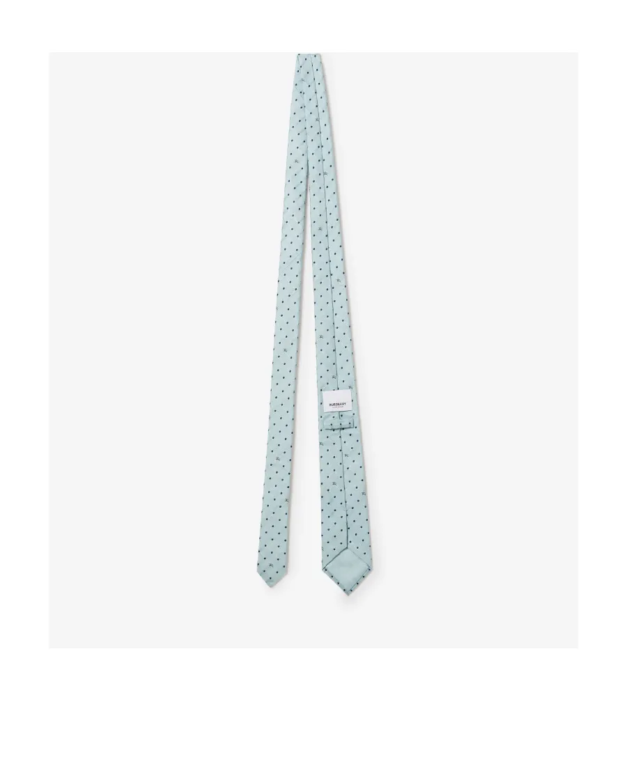 Dot-Print Silk Tie