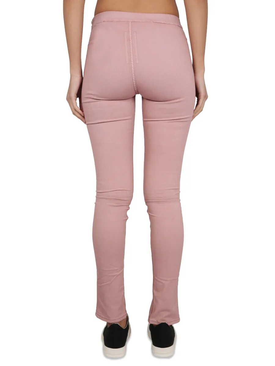 Rick Owens Drkshdw Slit-Detailed Stretch Leggings