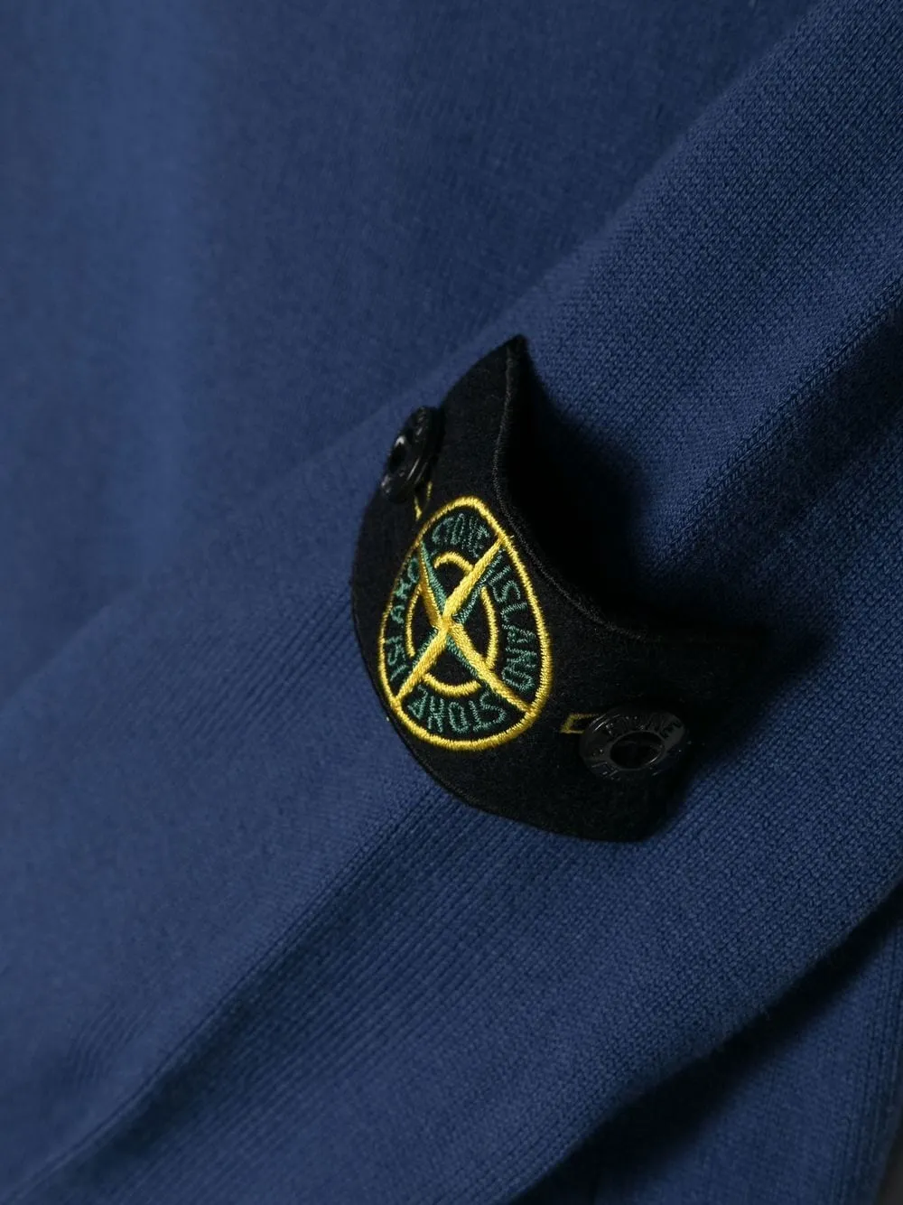 Stone Island Junior Logo-Patch Long-Sleeved Sweatshirt