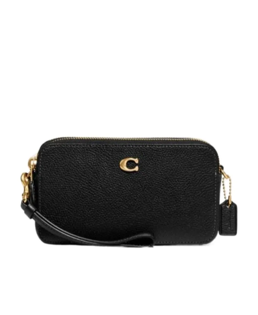 Logo Zipper Shoulder Bag