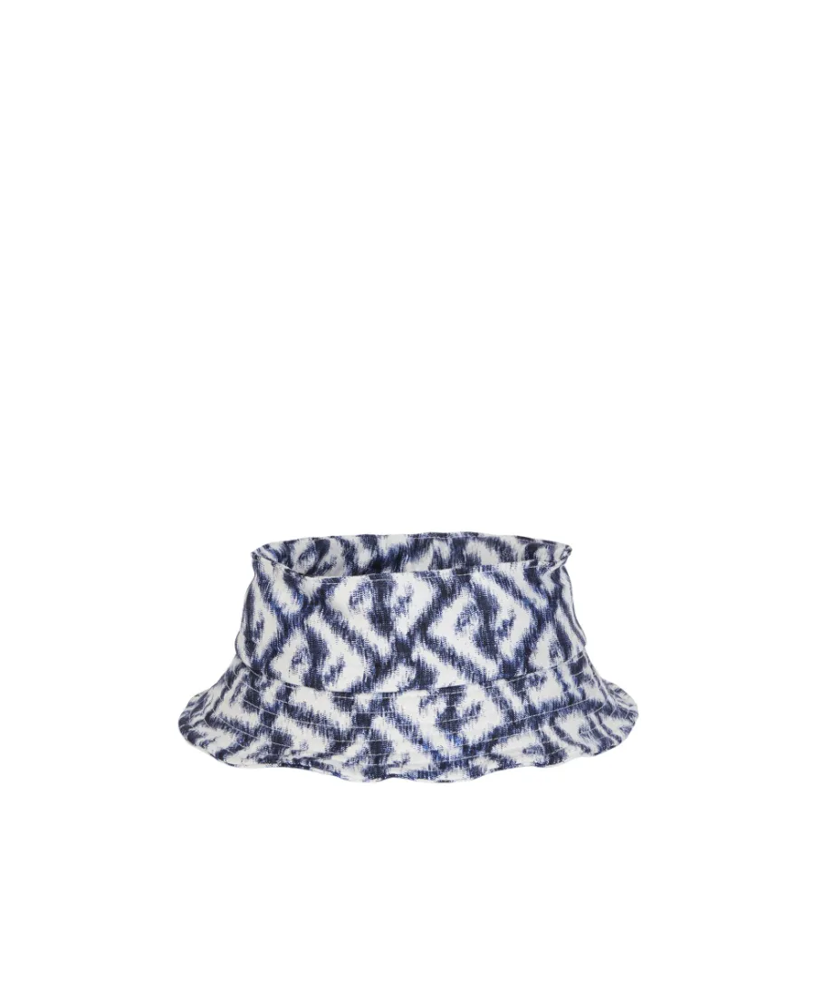 Fendi Ff Printed Wide-Brim Bucket Hat