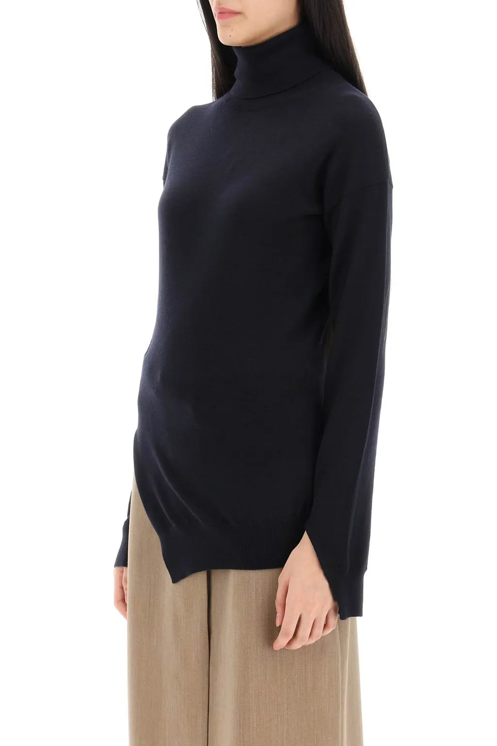 High-Necked Cashmere Sweater