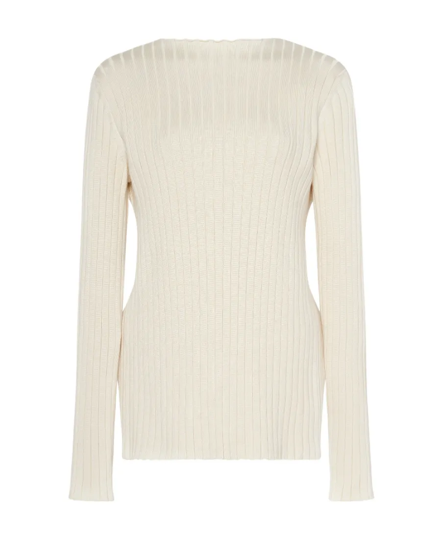 Long-Sleeved Round-Neck Sweater