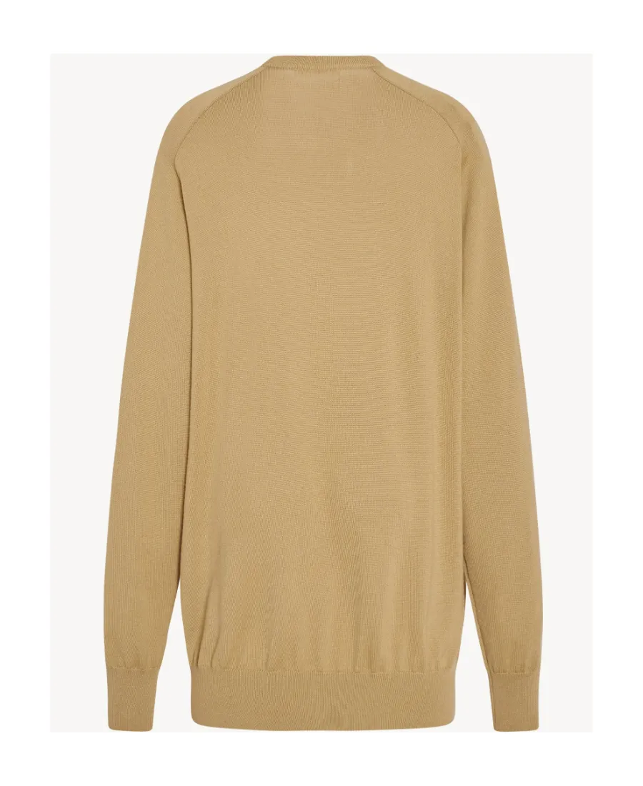 Long-Sleeved Round-Neck Sweater