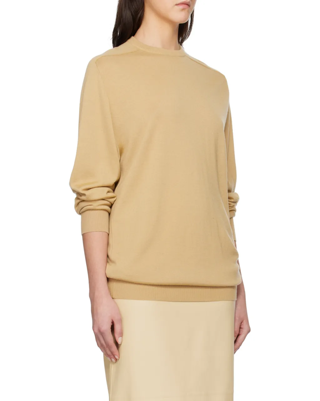 Long-Sleeved Round-Neck Sweater