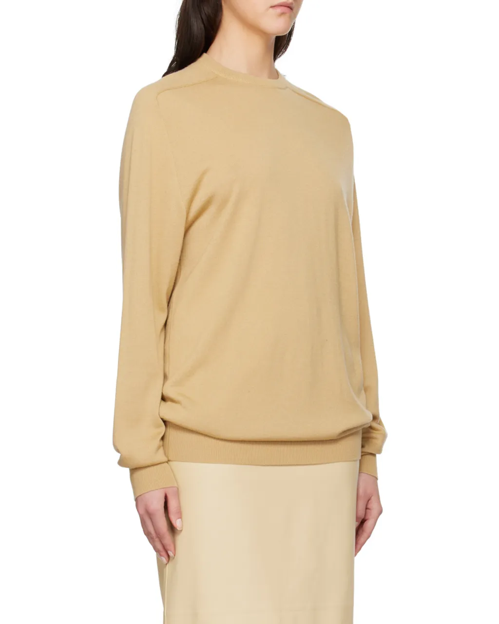 Long-Sleeved Round-Neck Sweater