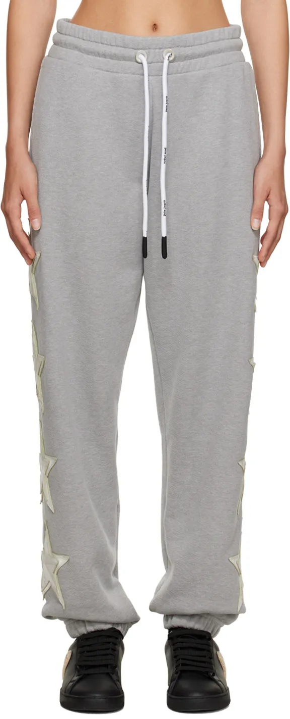 Palm Angels Star Patch Drawstring Joggers