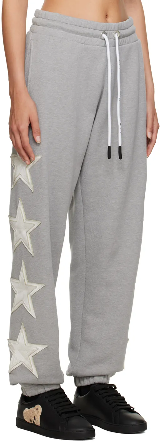 Palm Angels Star Patch Drawstring Joggers