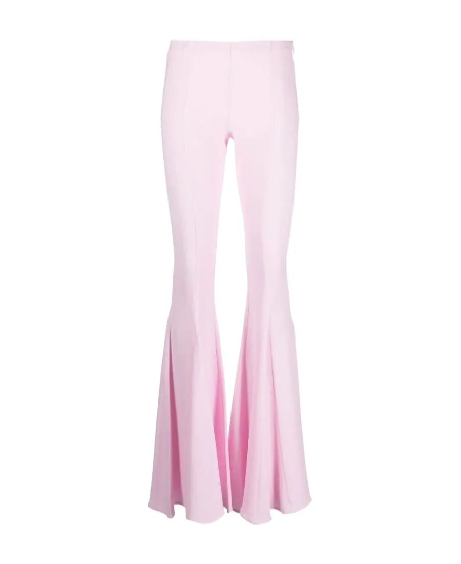 Stretch-Jersey Flared Trousers