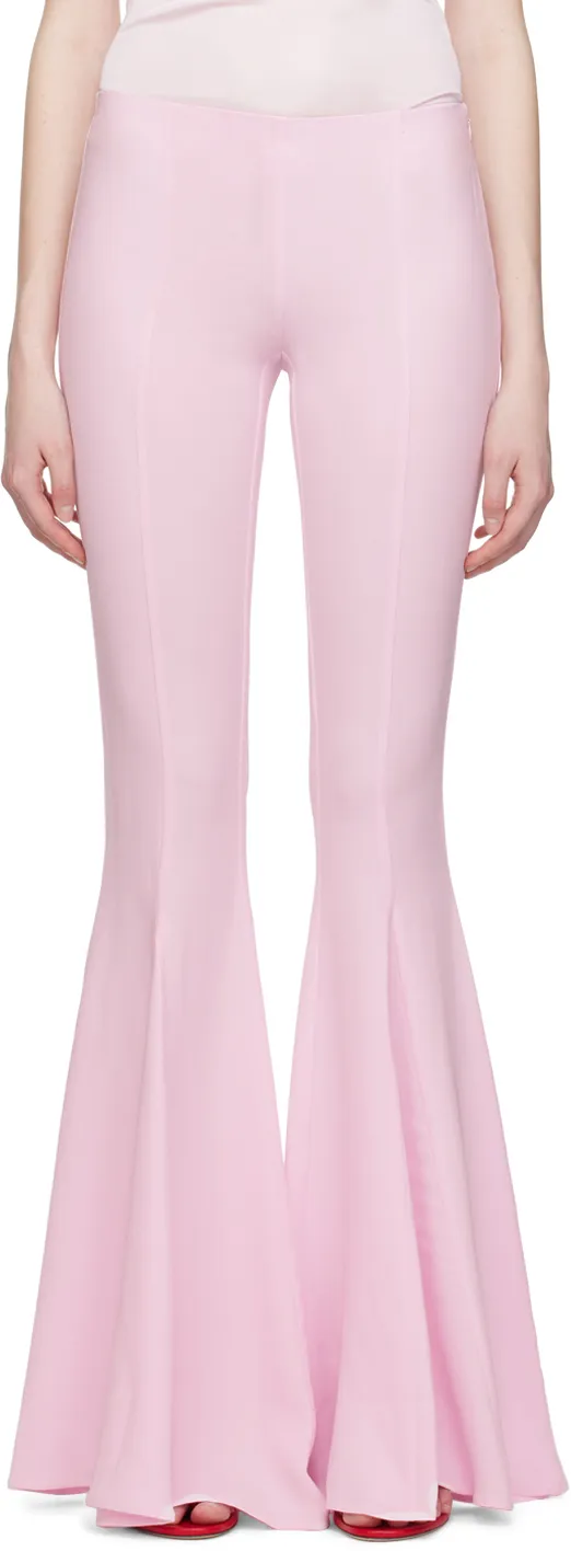 Stretch-Jersey Flared Trousers