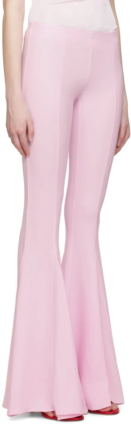 Stretch-Jersey Flared Trousers