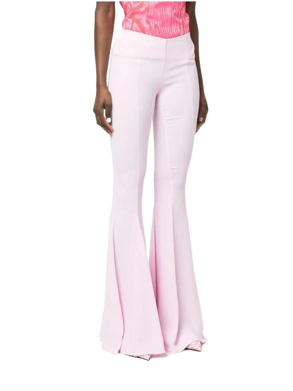 Stretch-Jersey Flared Trousers