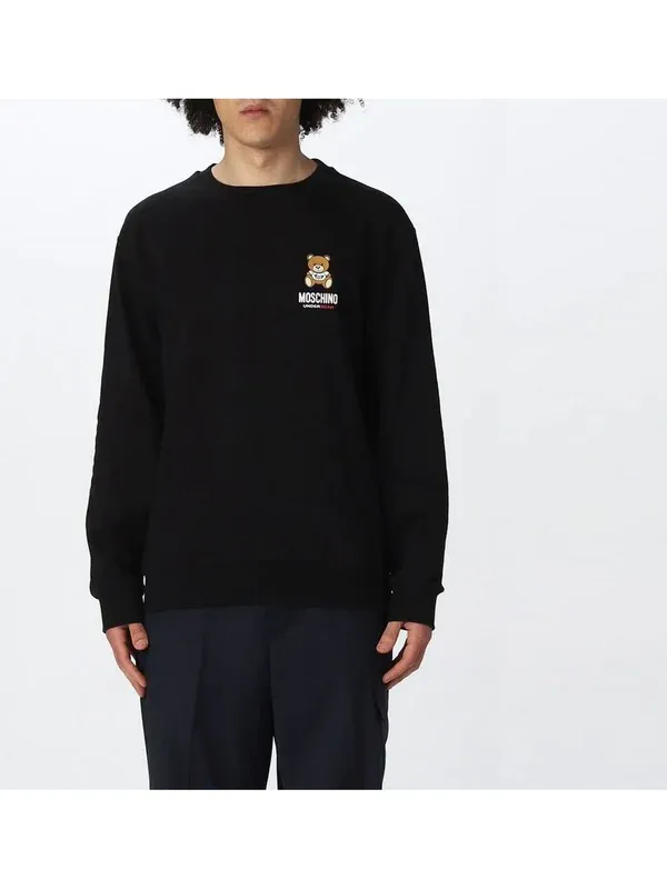 Teddy Bear Motif Sweatshirt