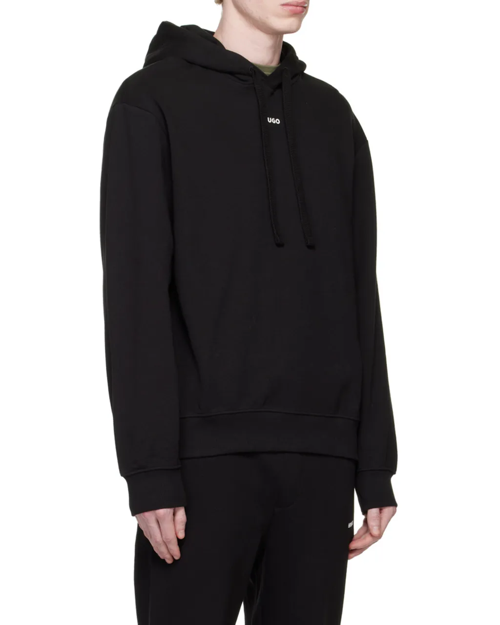 Hugo Boss Logo-Printed Drawstring Hoodie
