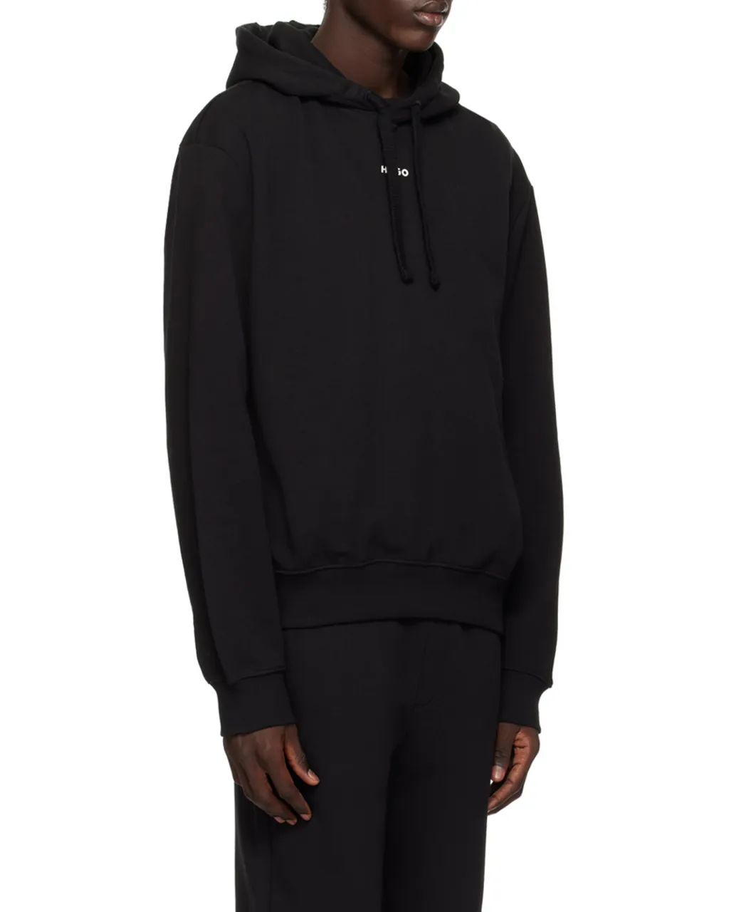 Hugo Boss Logo-Printed Drawstring Hoodie