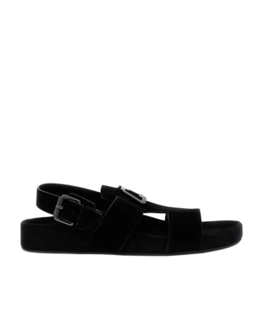 Buckle Hollowed-Out Sandals