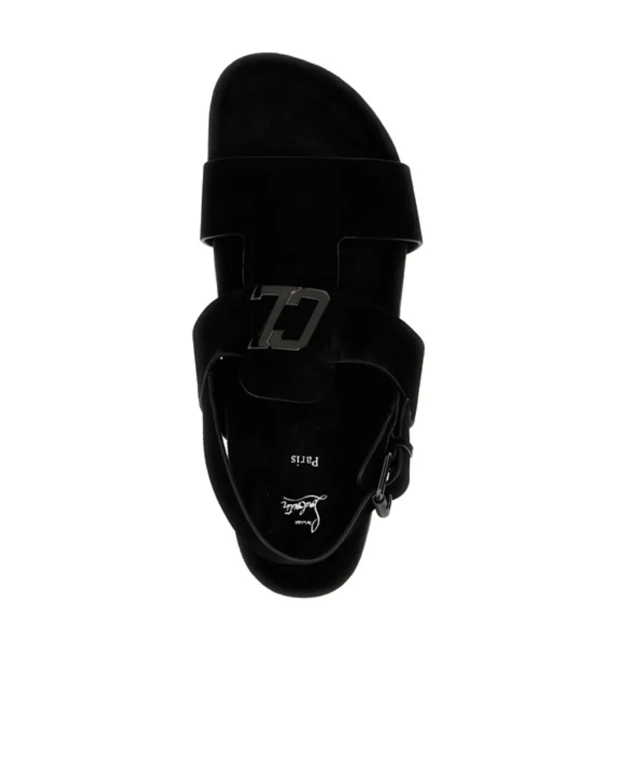 Buckle Hollowed-Out Sandals