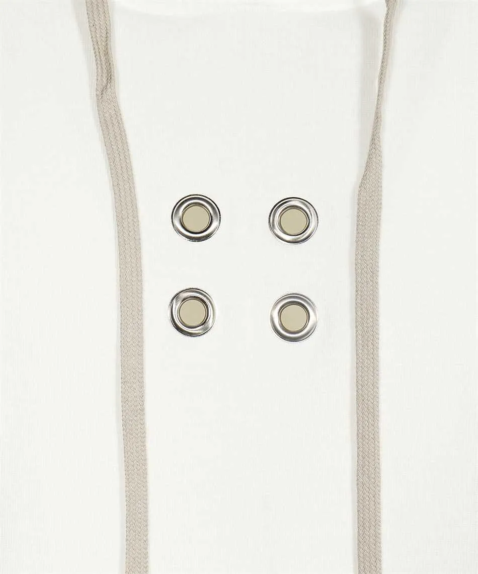 Rick Owens Drkshdw Long-Sleeved Drawstring Hoodie