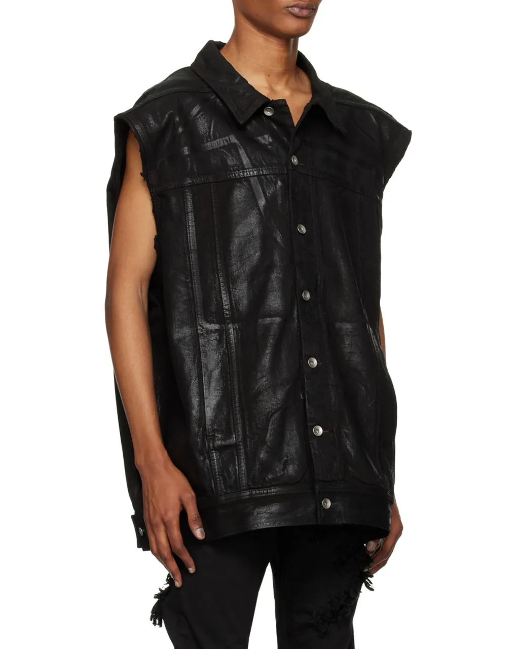 Rick Owens Drkshdw	Button-Up Gilet