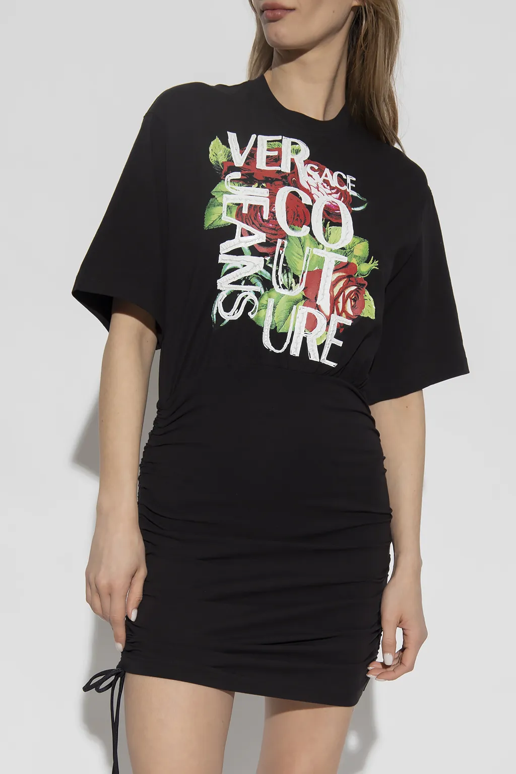 Roses Logo-Print T-Shirt Dress