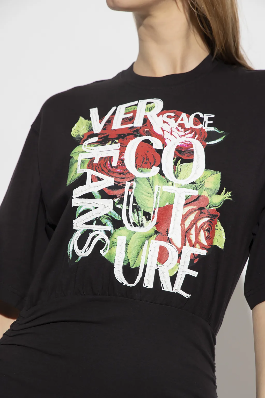 Roses Logo-Print T-Shirt Dress