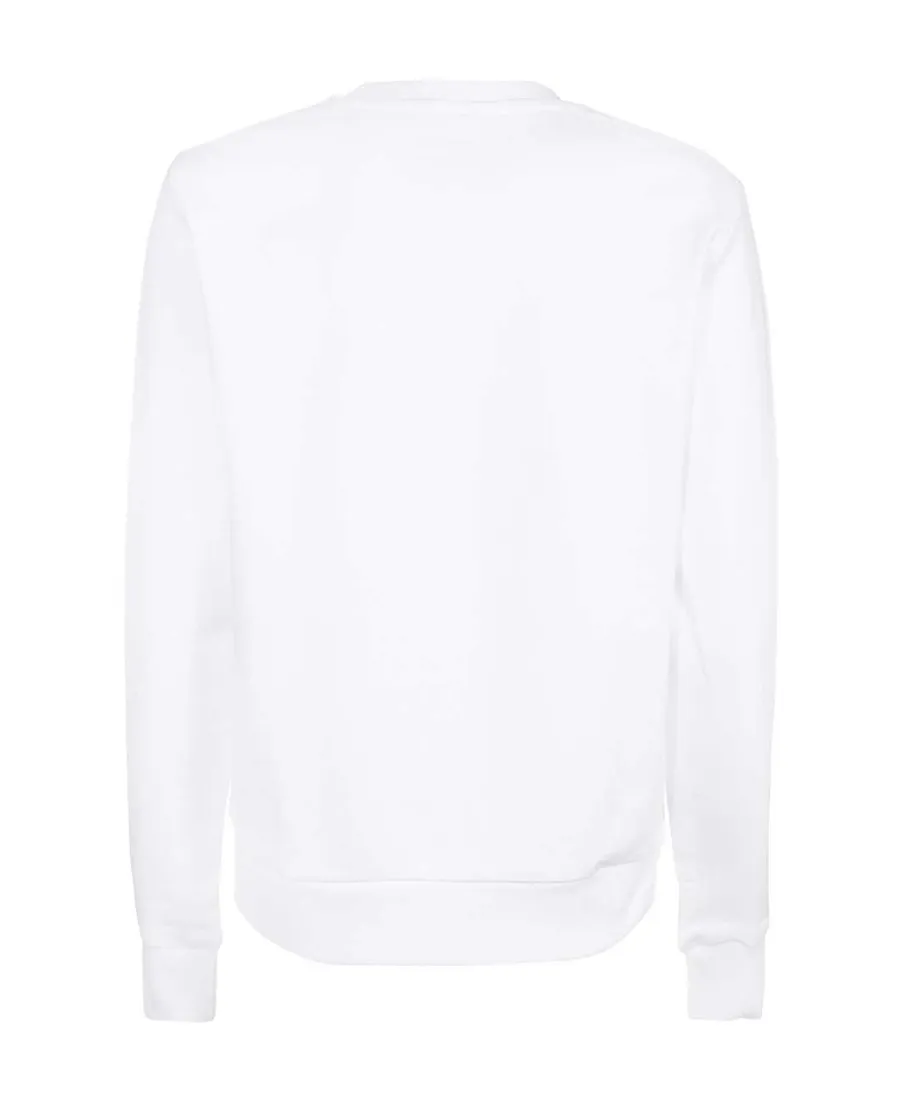 Union-Jack Embellished Long-Sleeved Sweatshirt