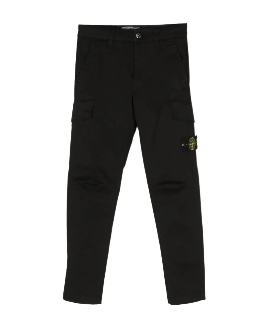 Compass-Motif Cargo Trousers