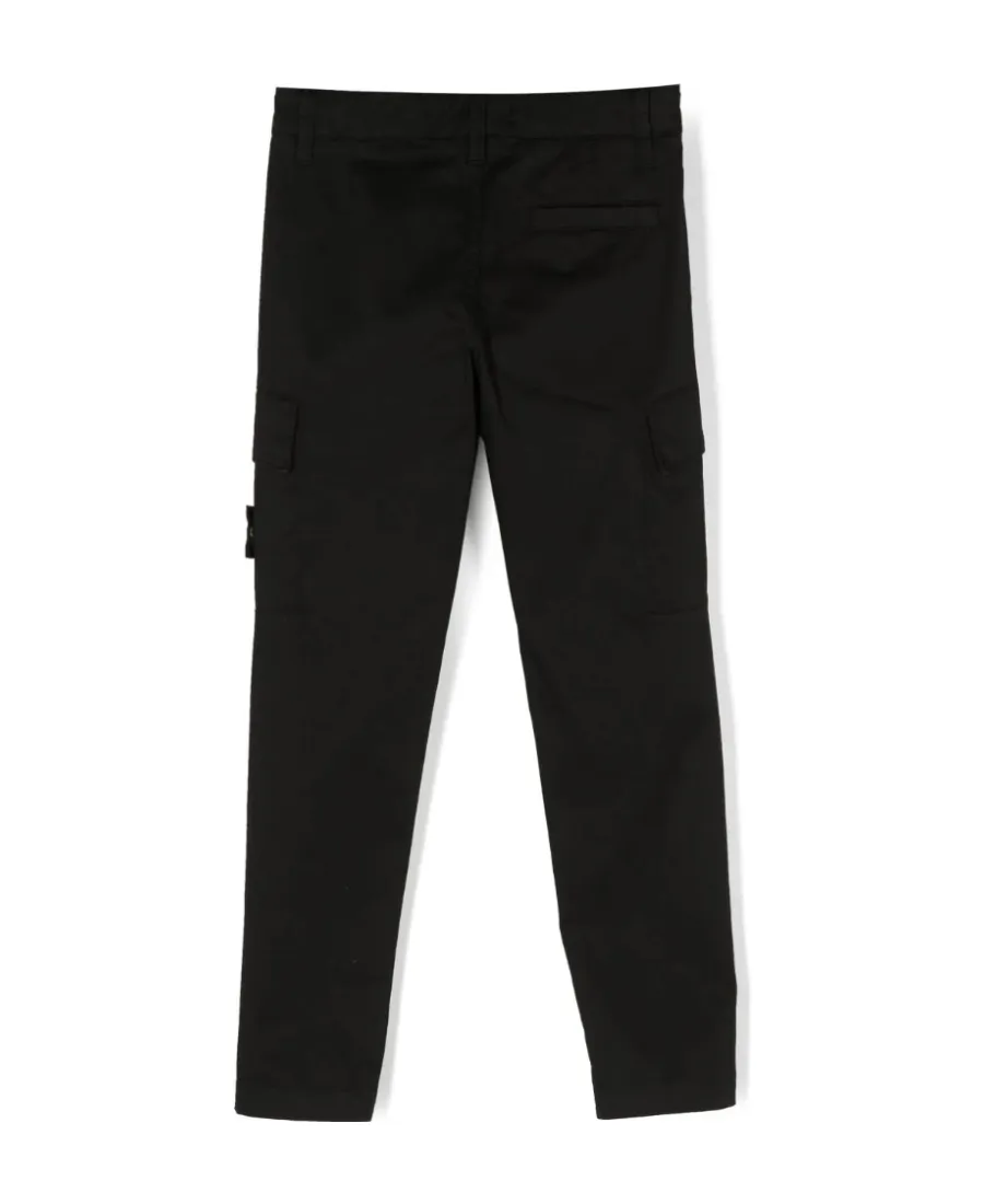 Compass-Motif Cargo Trousers