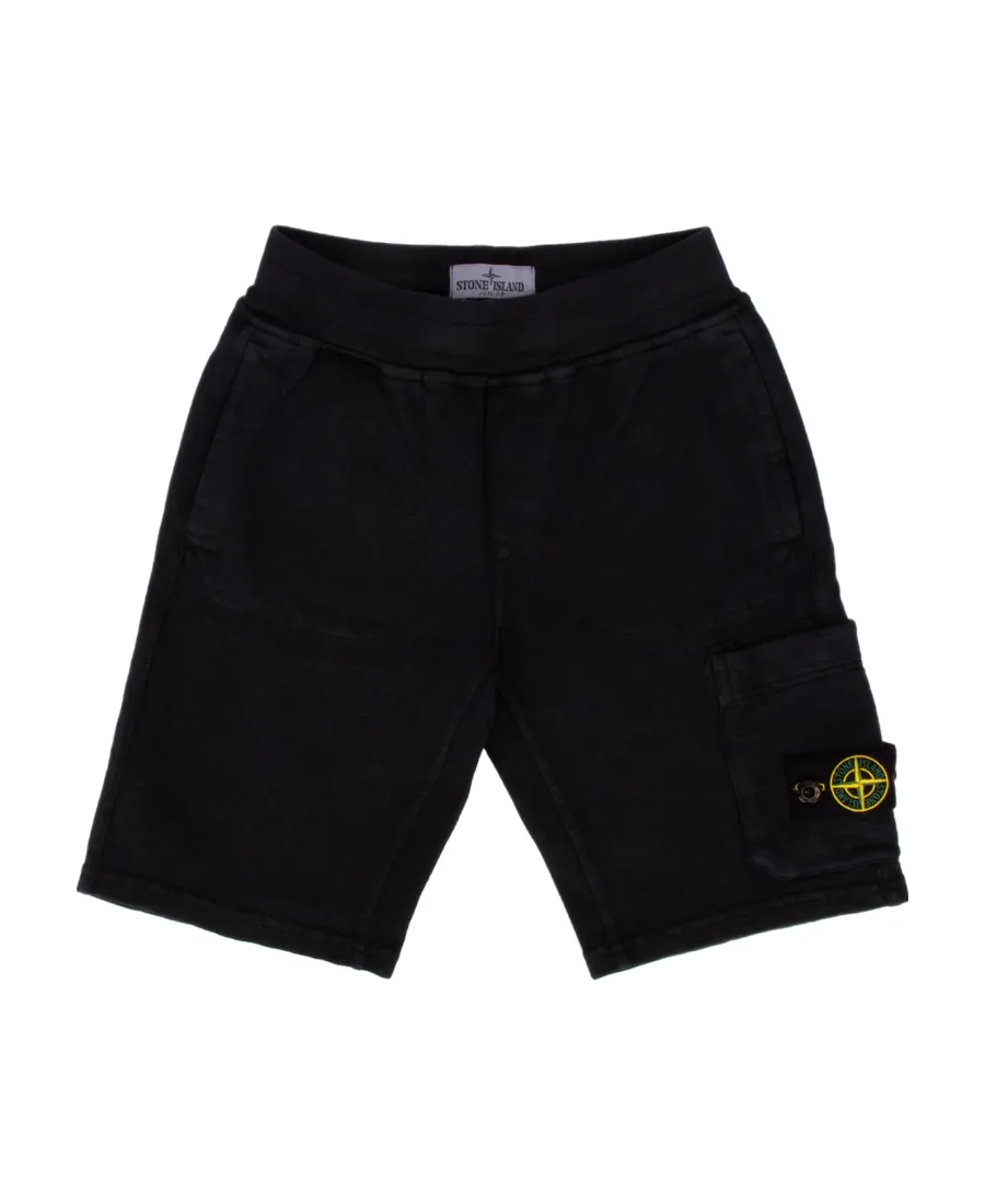 Compass-Patch Cargo Shorts