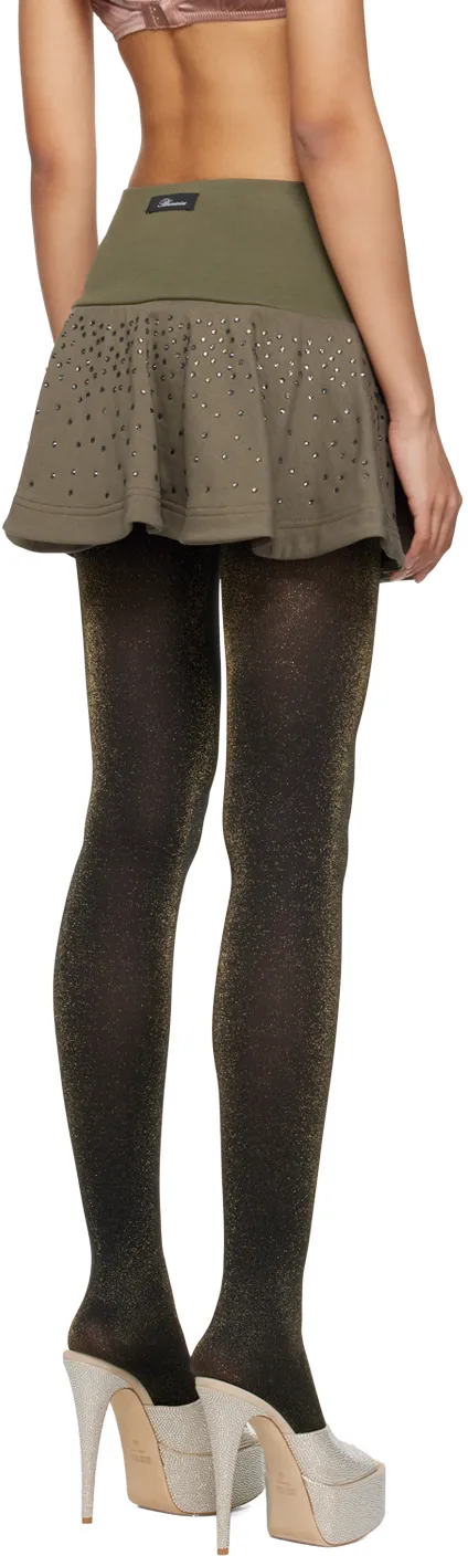 Rhinestone Mini Skirt