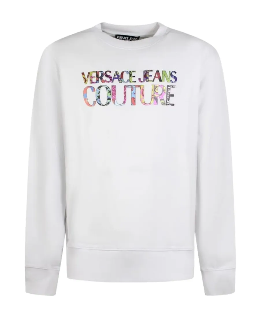 Versace Jeans Couture Logo-Printed Crewneck Sweatshirt