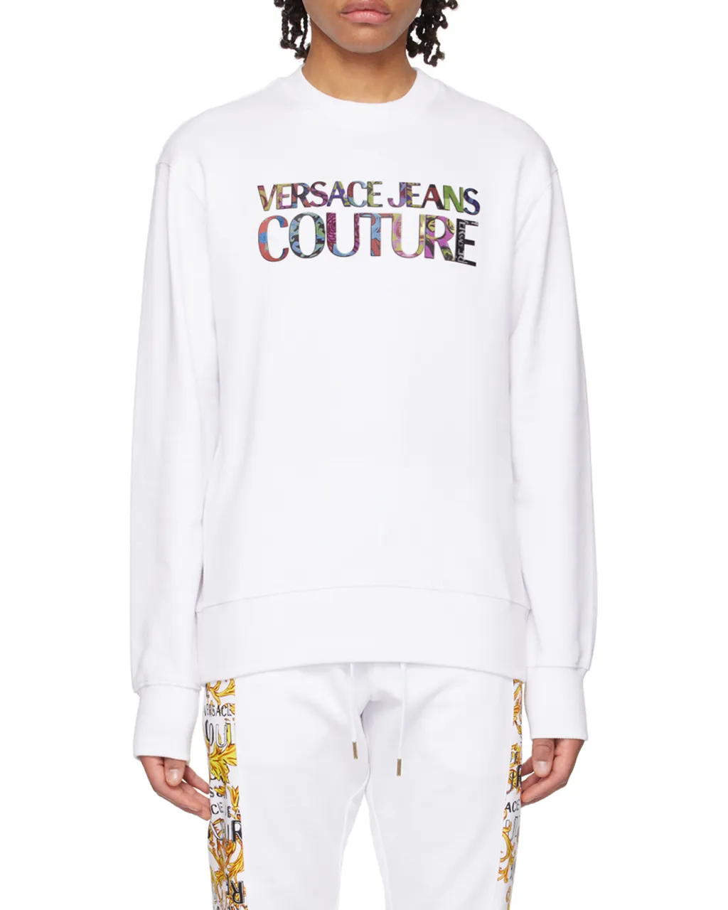 Versace Jeans Couture Logo-Printed Crewneck Sweatshirt
