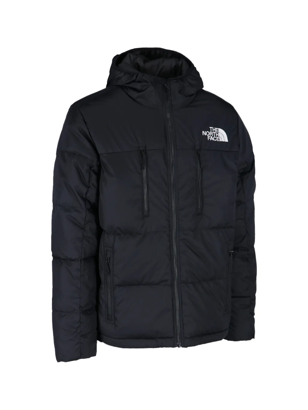 The North Face Logo Embroidered Zip-Up Jacket