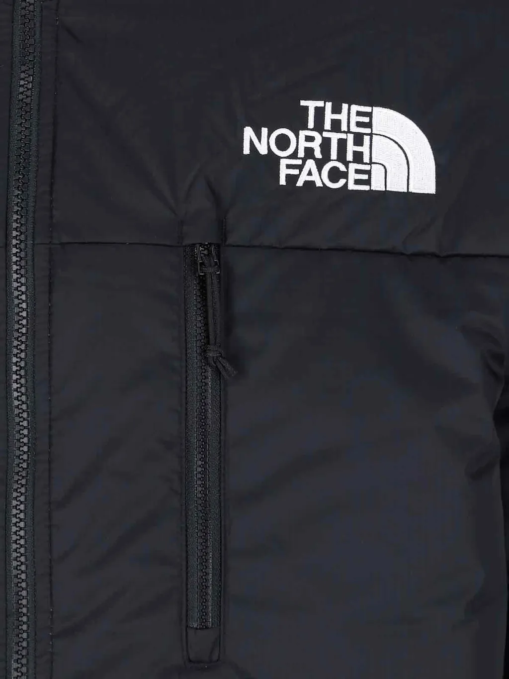 The North Face Logo Embroidered Zip-Up Jacket