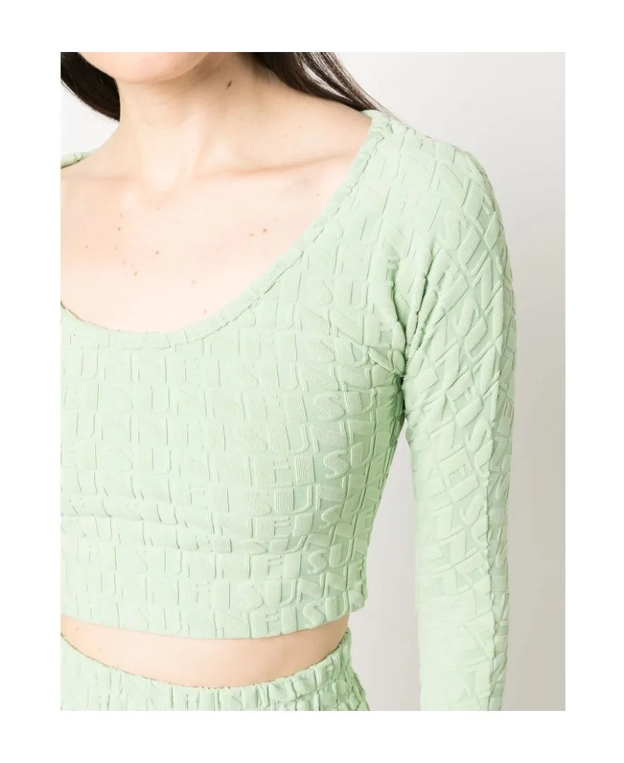 Letter Detail Long-Sleeved T-Shirt
