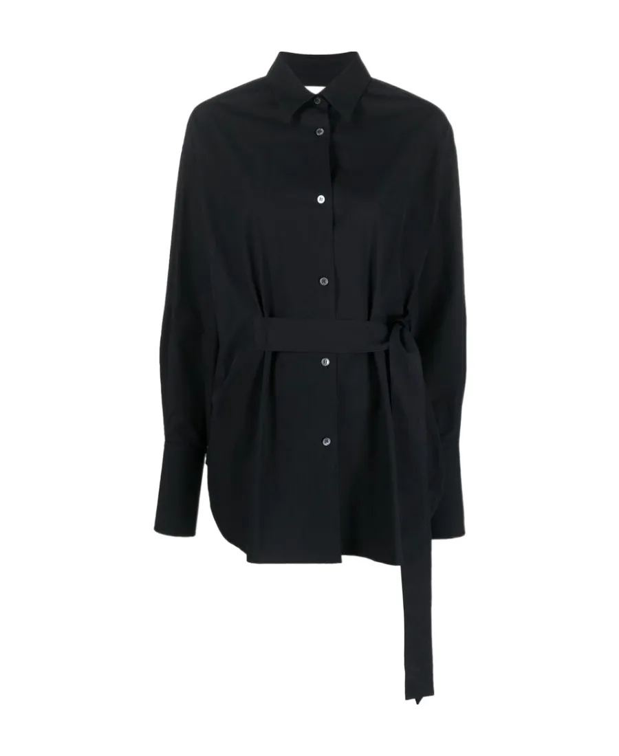 Single-Breasted Long-Sleeved Shirt
