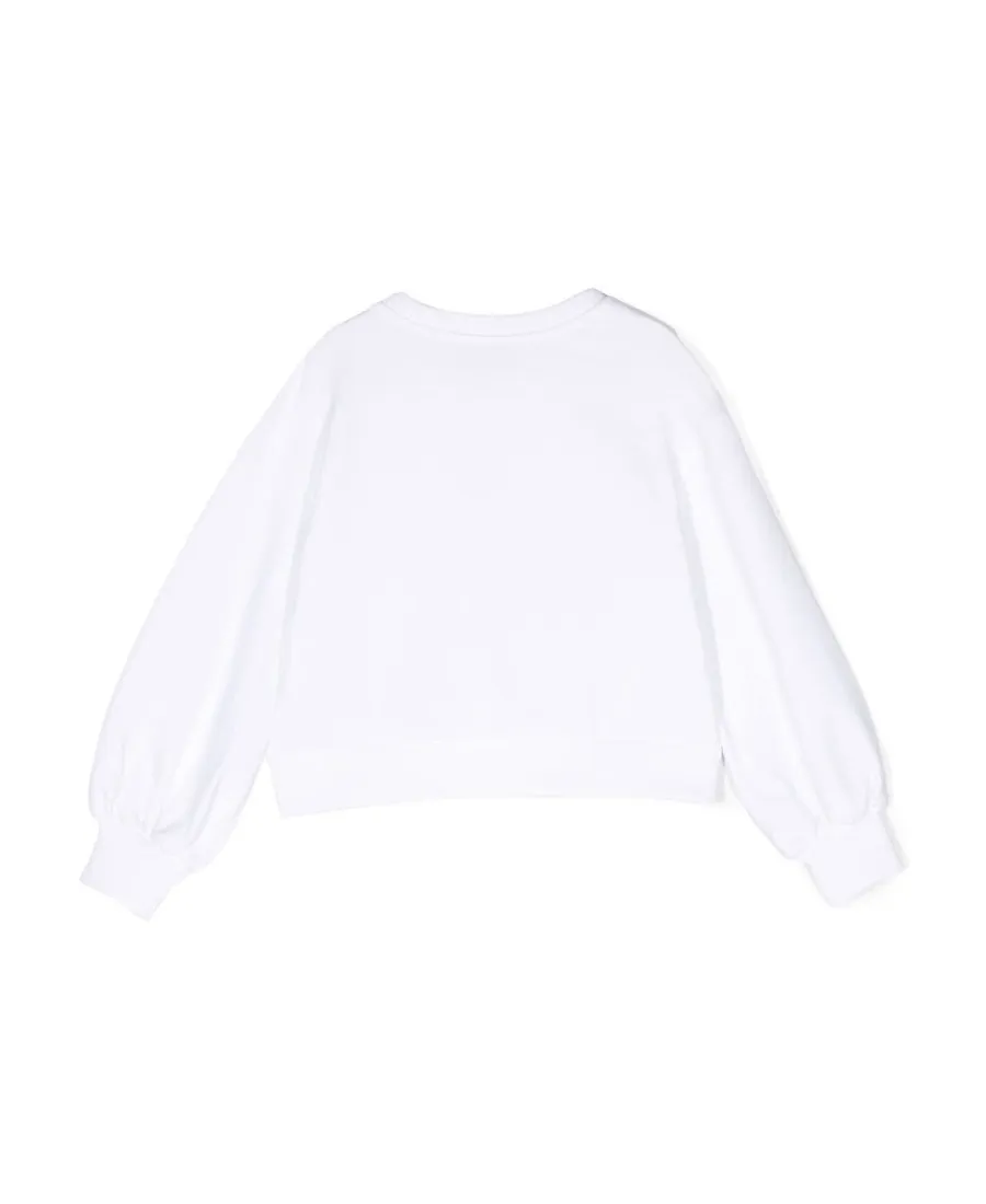 Moschino Kids Logo-Printed Crewneck Sweatshirt